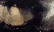 Joseph Mallord William Turner Snow Storm, Hannibal and his Army Crossing the Alps painting